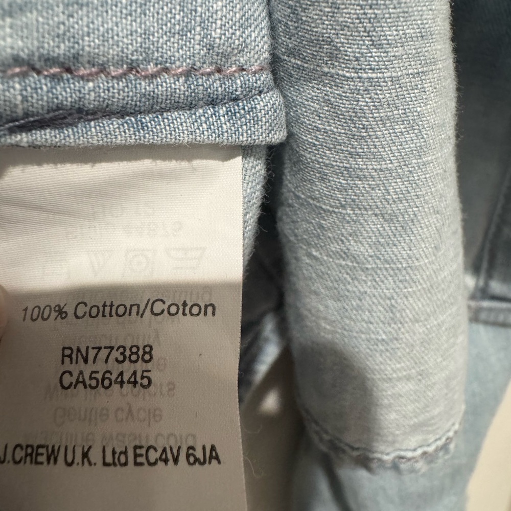 J. Crew Chambray Button-down Shirt - image 3